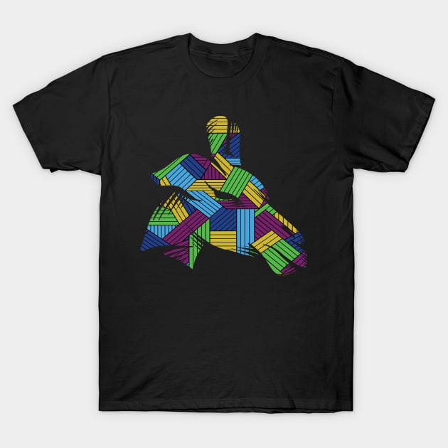 Funny giraffe colorful tshirt T-Shirt by thefriendlyone